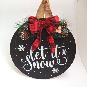 Χριστουγεννιάτικο διακοσμητικό ''let it snow''