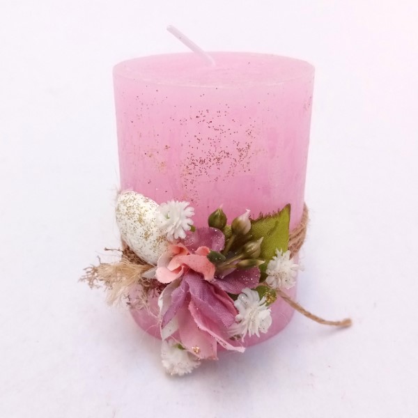Αρωματικό κερί ροζ