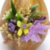 Διακοσμητικό αυγό με λουλούδια